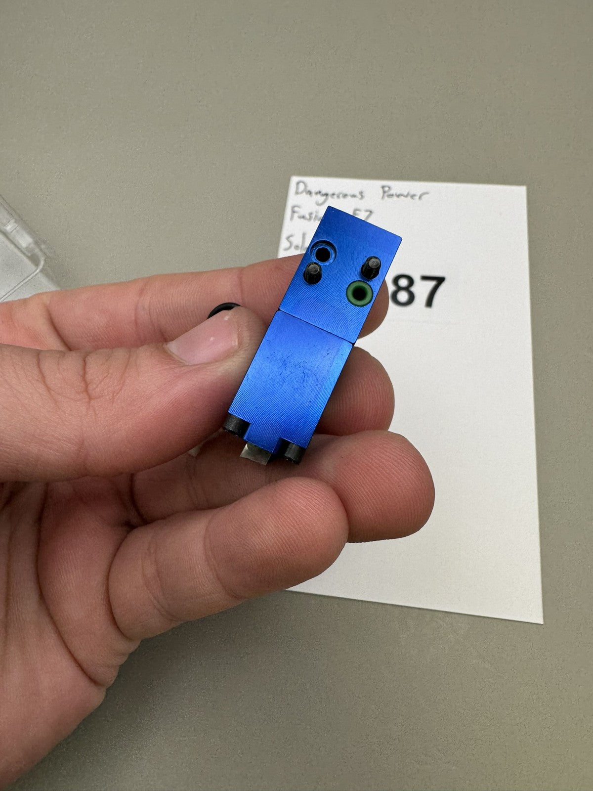 Dangerous Power Fusion F7 Solenoid Blue