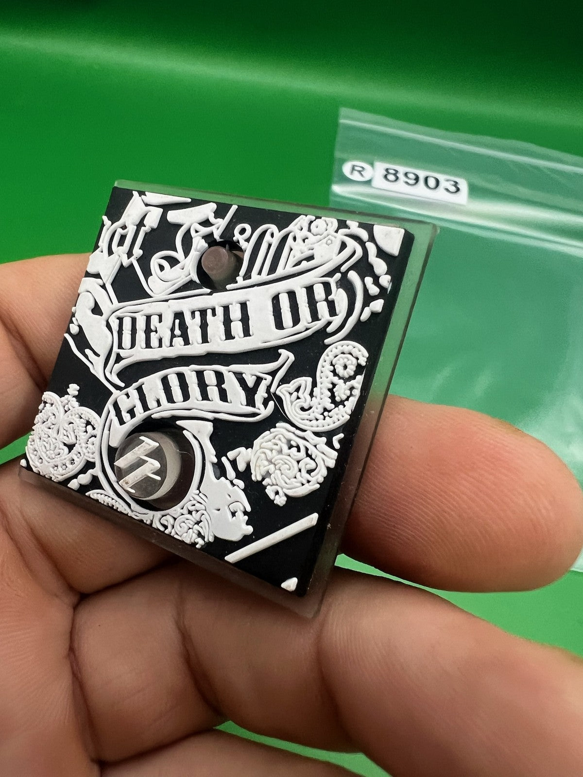 Hybrid Halo Death Or Glory Loader Face Plate Black White