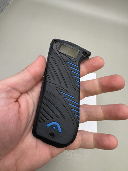 WDP Angel A1 Grip Panels Black Blue
