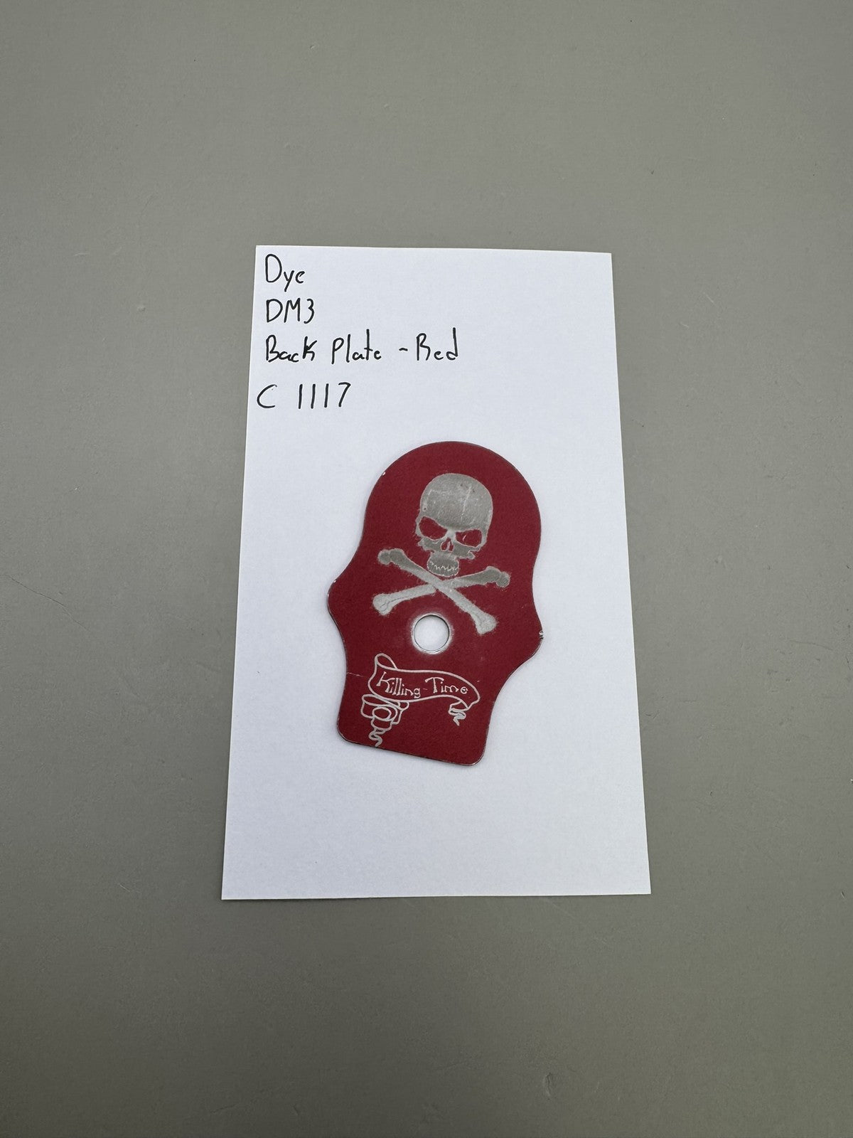 Dye DM3 Back Plate - Red
