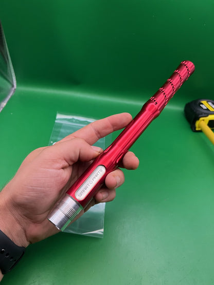 Smart Parts Teardrop A5 Thread 12" Barrel Gloss Red Aluminum One Piece