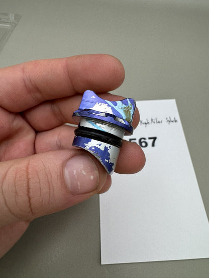 AGD Automag Power Feed Plug - Purple/Silver Splash