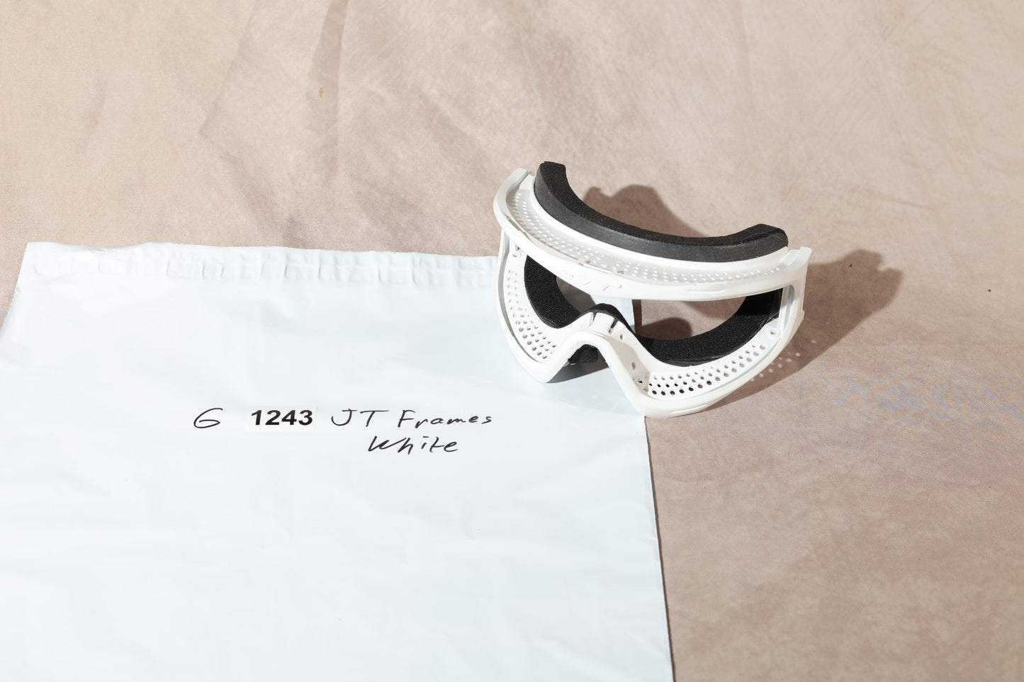 JT Spectra Paintball Goggle Frame White Replacement Mask Frame