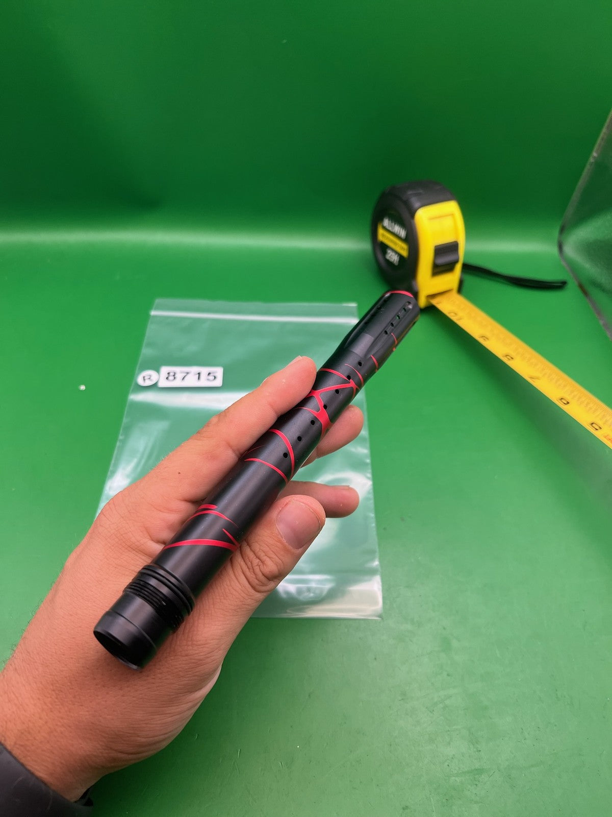 Dye Ultralite UL 14" Front Barrel Tip Black Red Geo Ego Luxe Shocker LV