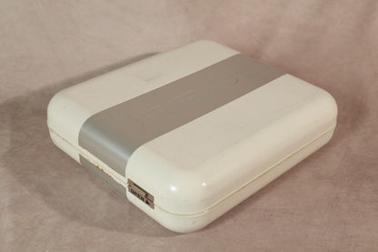 Ego Sunglasses Cases Lot of 2 White Hard Shell Clamshell Eyewear Storage