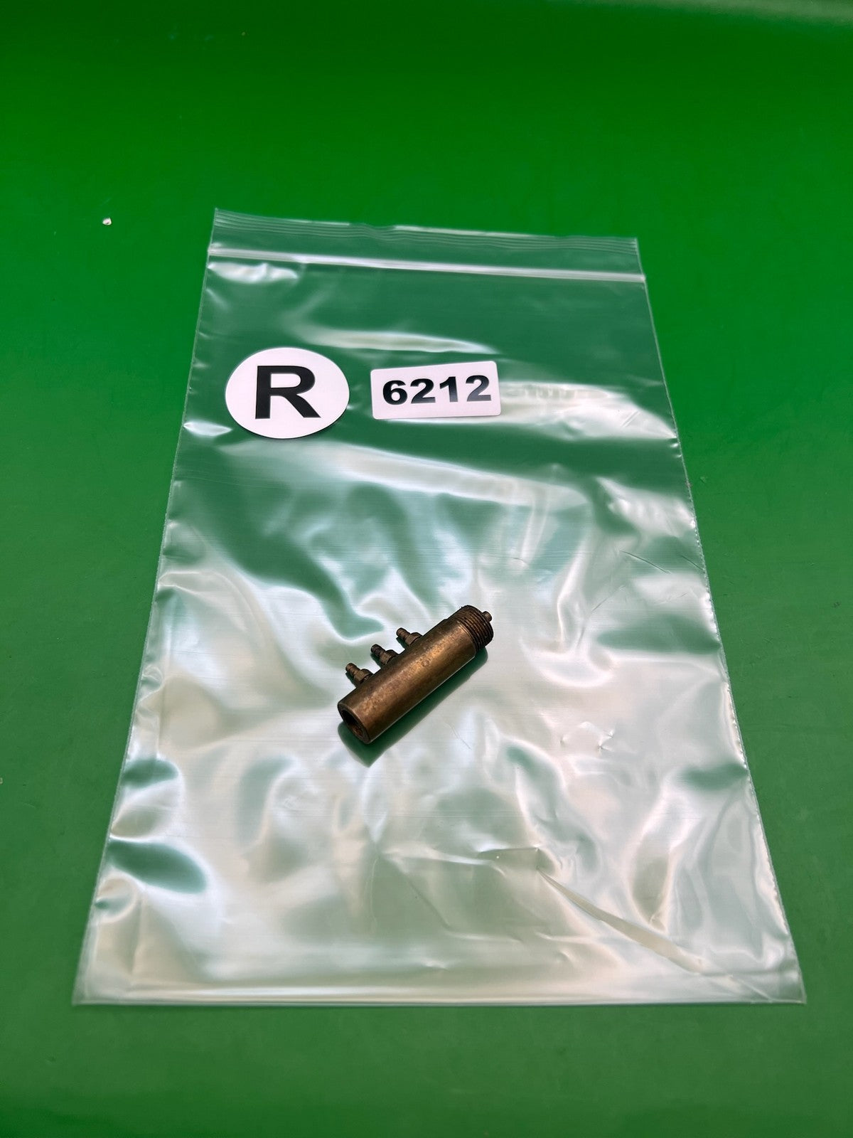 Brass Autococker 3 way - used paintball 3-way valve - brass