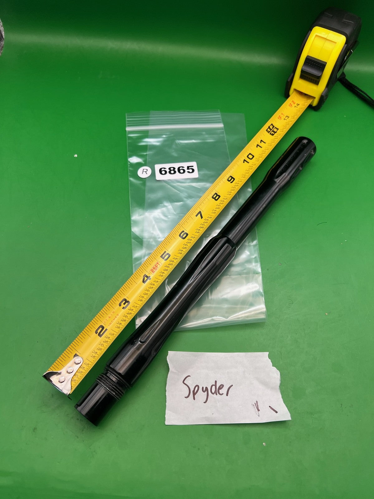 Spyder Paintball Barrel Black 12in .687 Bore