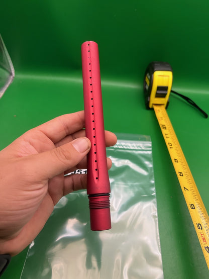 Planet Eclipse Shaft 3 Barrel Tip Satin Red 14 inch Ported Aluminum