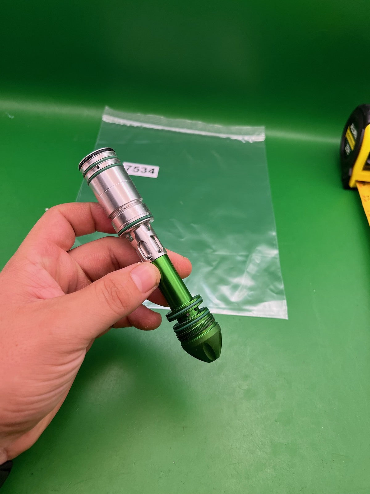 Proto Dye Rail Reflex Rail Bolt Engine Assembly Green Silver