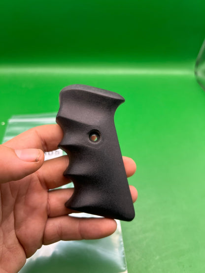 Single Hole Automag Grips - used paintball grip panels - black