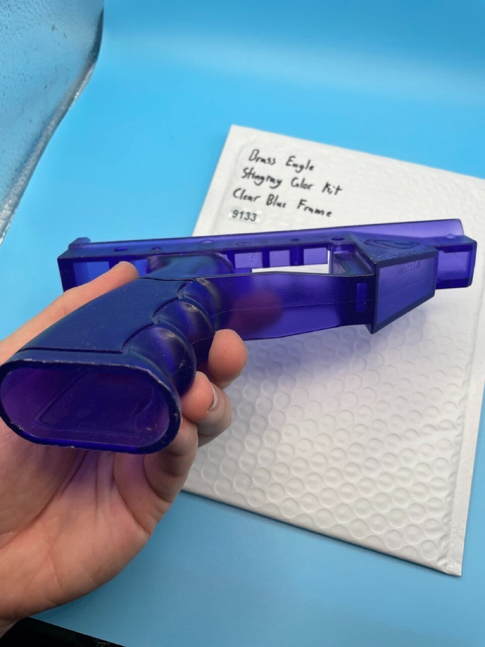 Brass Eagle Stingray Color Kit Clear Blue Paintball Marker Frame