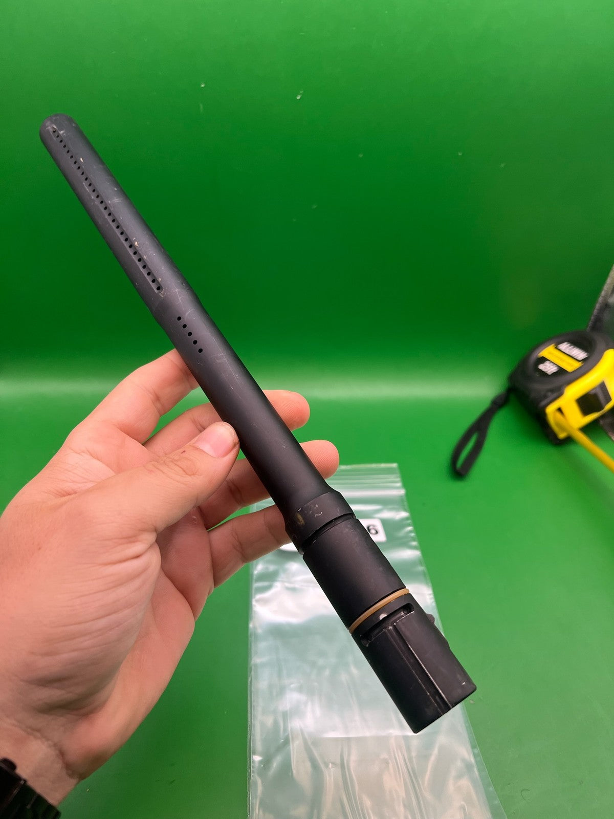 J&J Automag 14" .685 Black Barrel - used paintball barrel - black