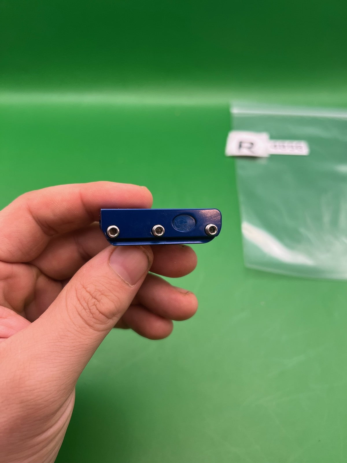 CP Custom Products ASA Rail Drop Forward Blue Anodized Aluminum Paintball