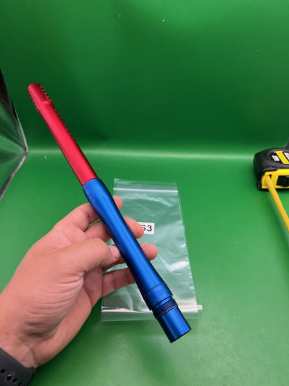 Dye Ultralite (UL) Paintball Barrel 14" 0.687 AC Thread - Blue/Red