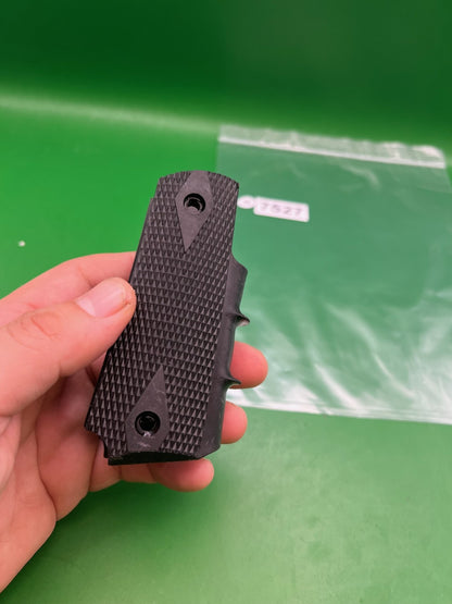 Smart Parts 1911 45 Style Grip Panels Black Rubber Paintball Marker Grips