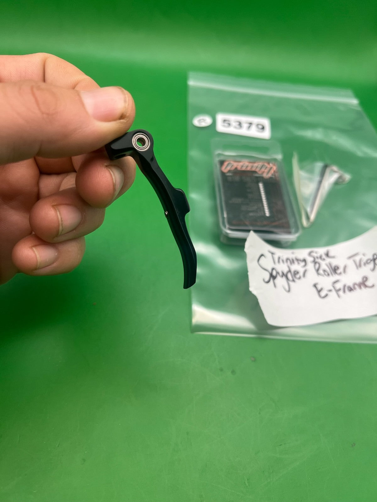 Trinity Sick Spyder E-Frame Roller Trigger Black Aluminum