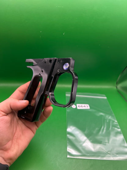 Autococker Hinge Frame - used paintball grip frame - black