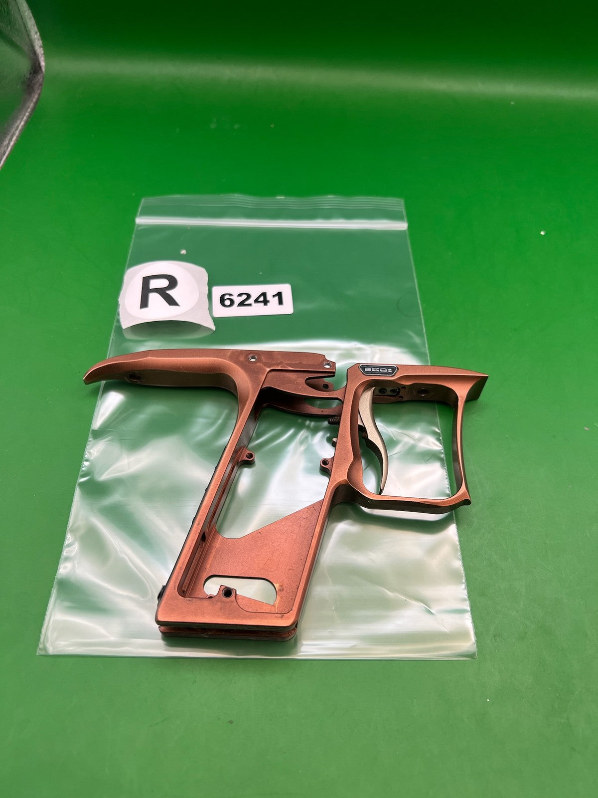 Planet Eclipse Ego Frame - used paintball trigger frame - copper anno