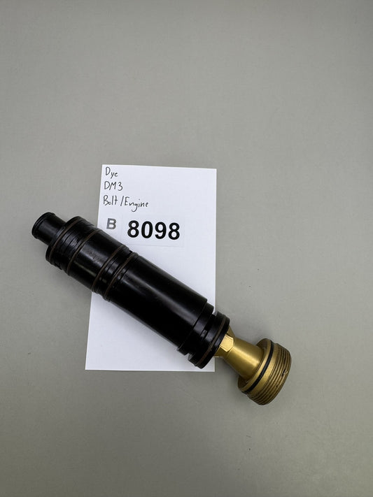 Dye DM3 Bolt/Engine Gold Back