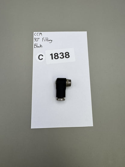 CCM 90Â° Fitting Black