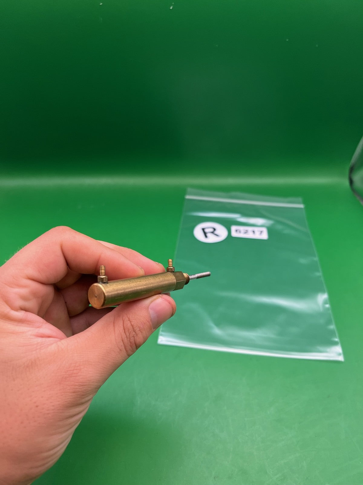 Autococker Brass Ram - used paintball ram - brass