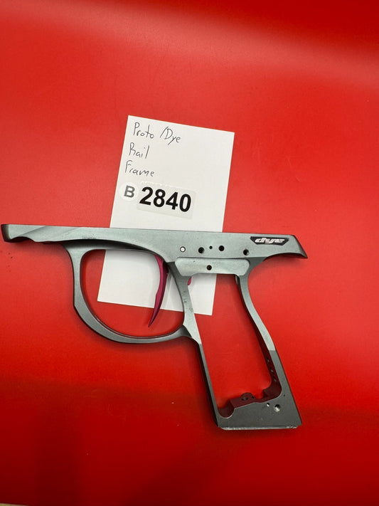 Proto/Dye Rail Paintball Marker Frame Silver