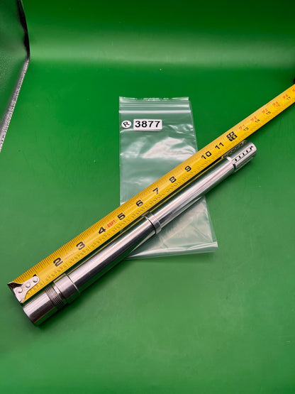 .688 Autococker Stainless Steel Paintball Barrel 1 - used paintball barrel - silver