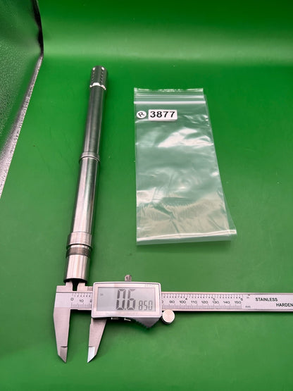 .688 Autococker Stainless Steel Paintball Barrel 1 - used paintball barrel - silver