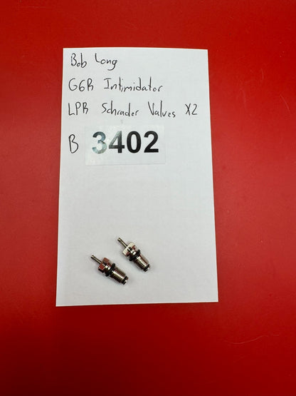 Bob Long G6R Intimidator LPR Schrader Valves x 2