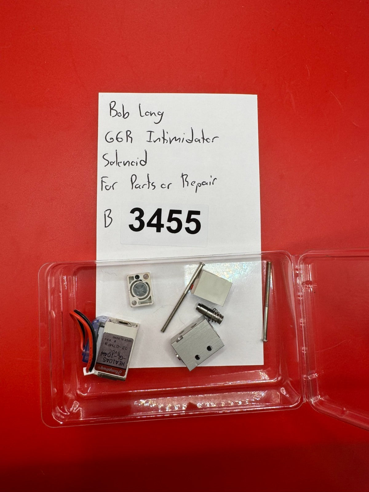 Bob Long G6R Intimidator Solenoid For Parts or Repair