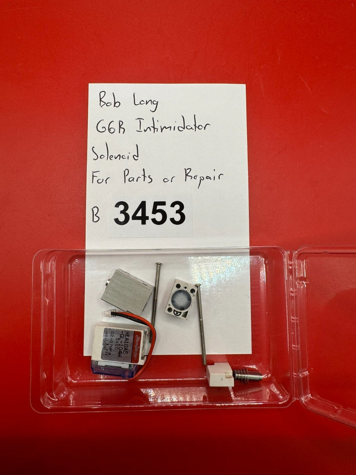Bob Long G6R Intimidator Solenoid For Parts or Repair
