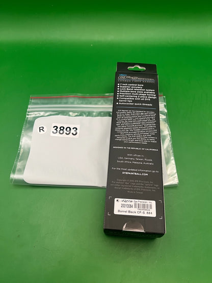 Dye CF-S Carbon Fiber Barrel Back 684 Bore Autococker Thread
