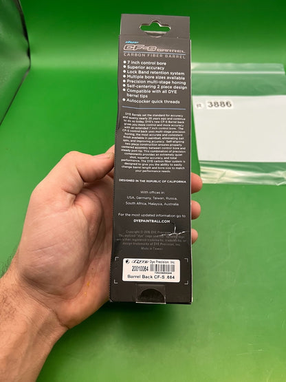 Dye CF-S Carbon Fiber Barrel Back 684 Bore Autococker Thread