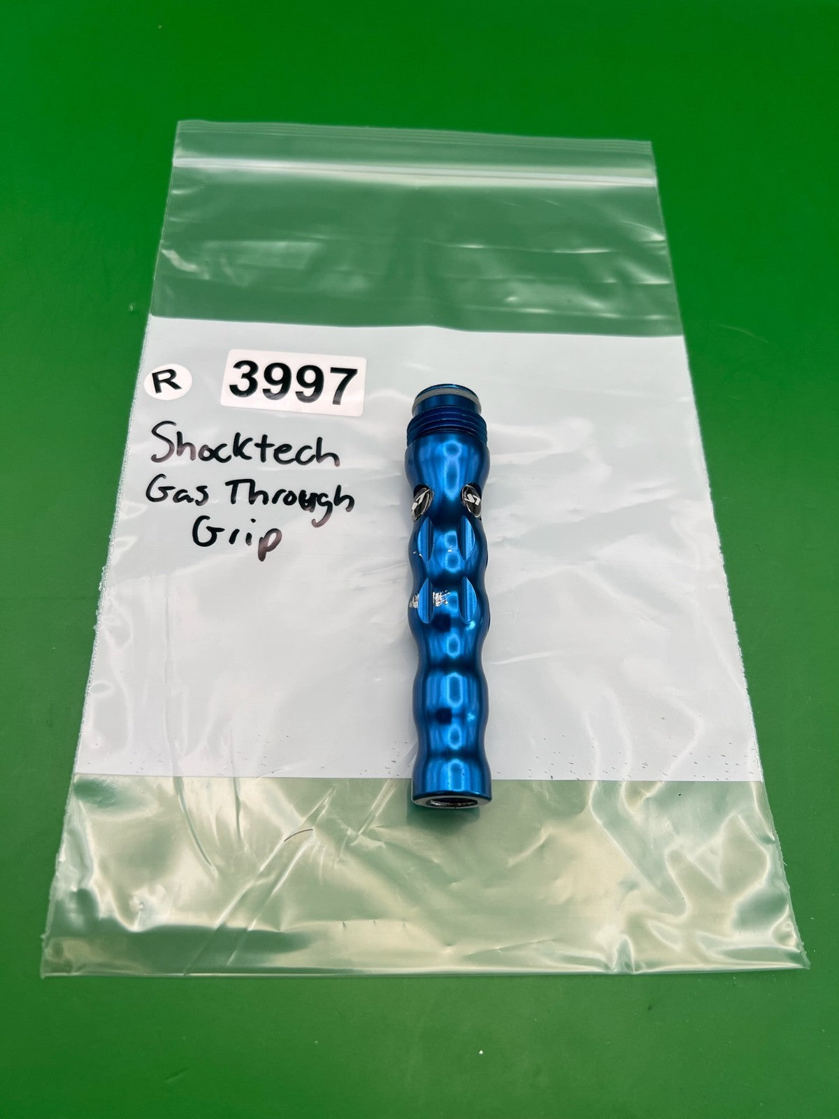 ShockTech Gas Through Grips Blue