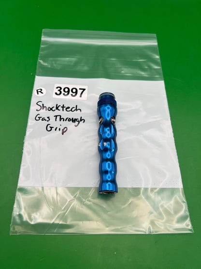 ShockTech Gas Through Grips Blue