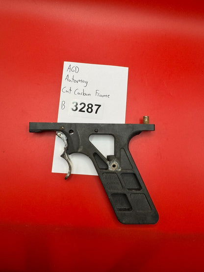 AGD Automag Cat Carbon Paintball Marker Frame Black