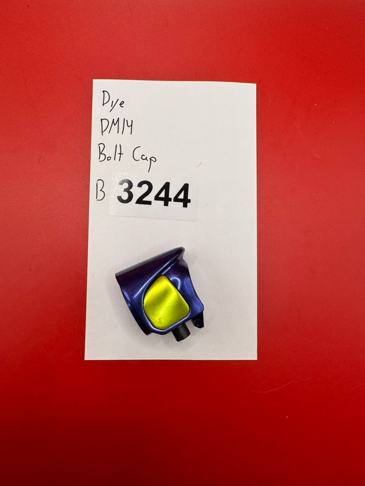 Dye DM14 Bolt Cap Blue