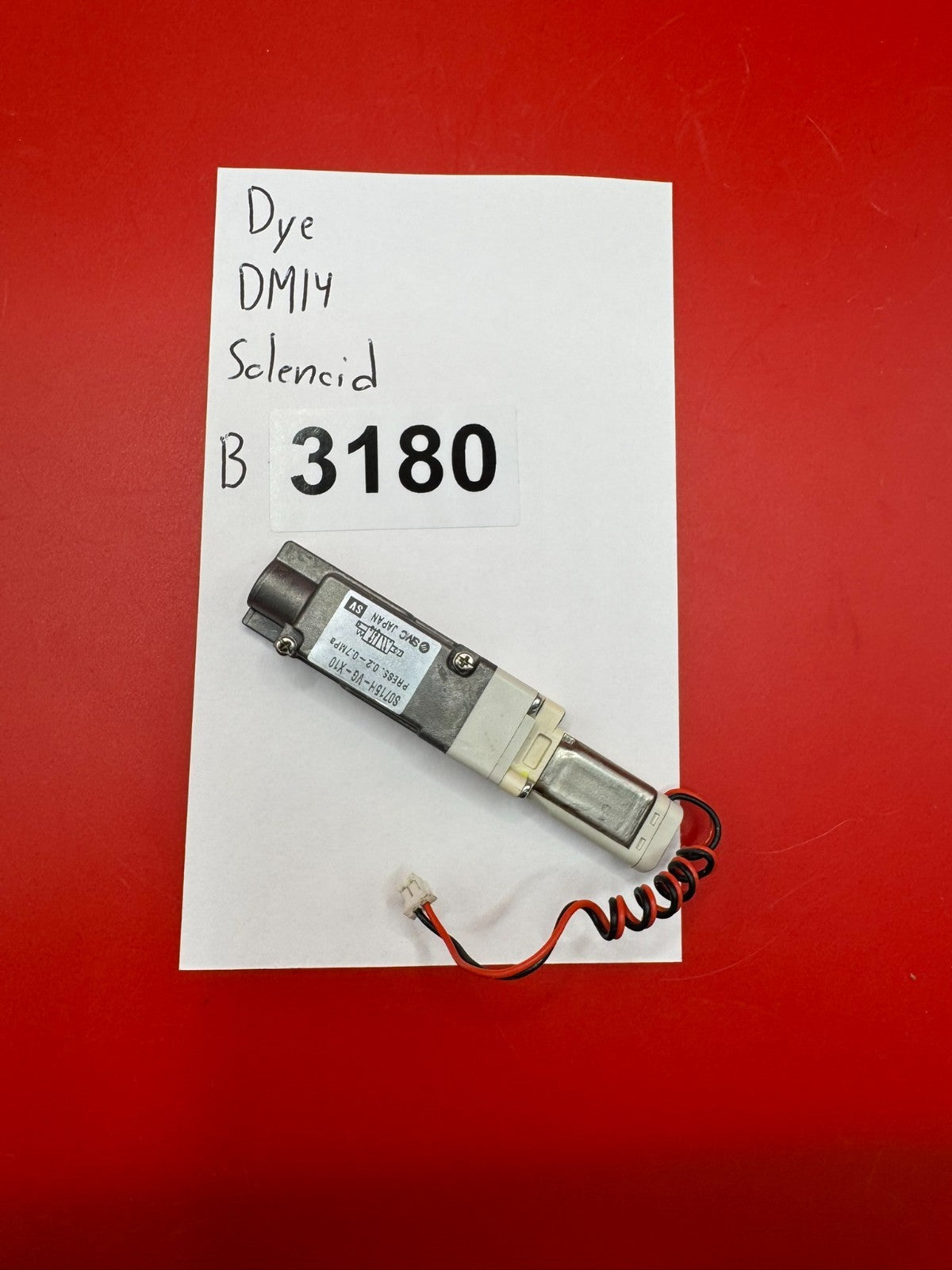 Dye DM14 Solenoid