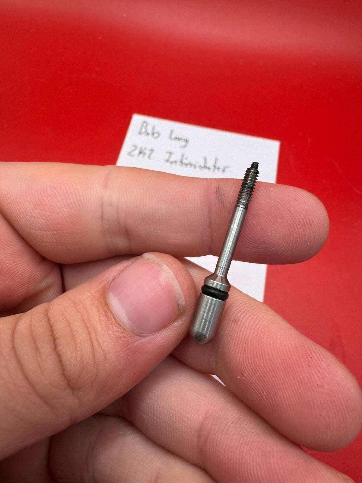 Bob Long 2K2 Intimidator Poppet Stem Silver