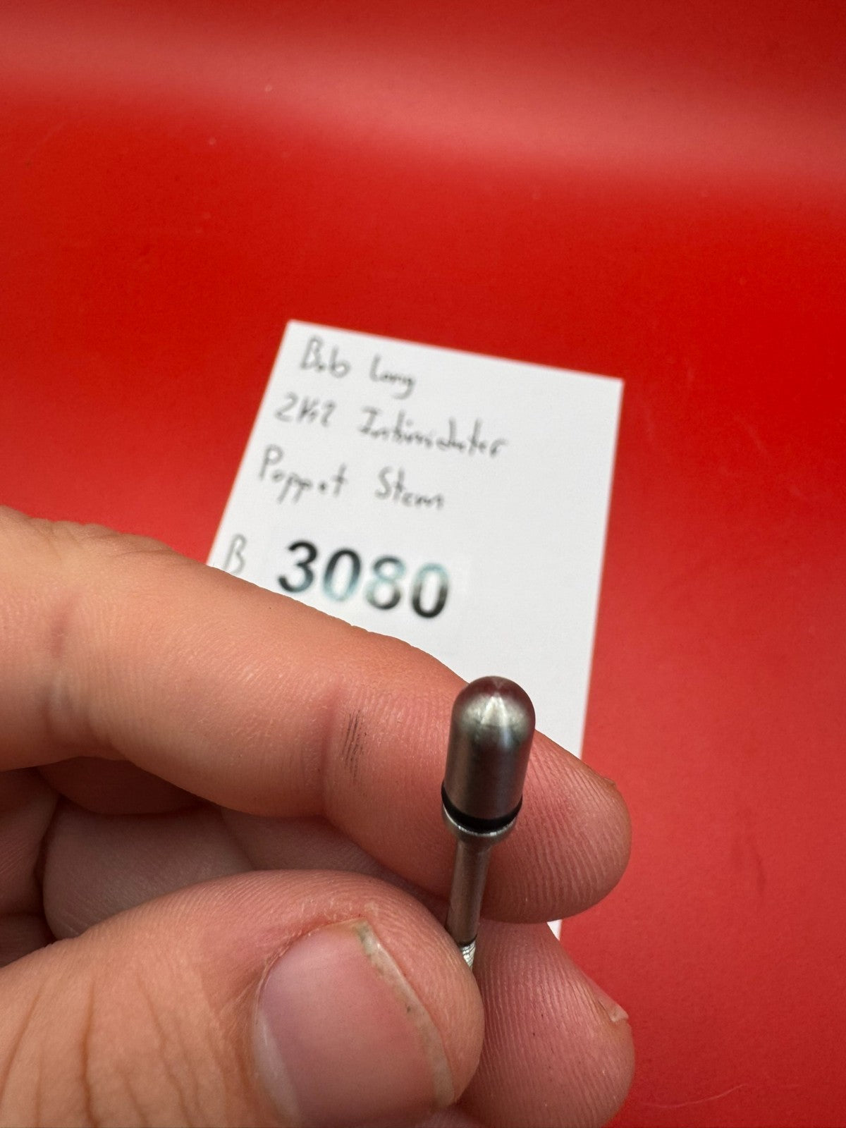 Bob Long 2K2 Intimidator Poppet Stem Silver