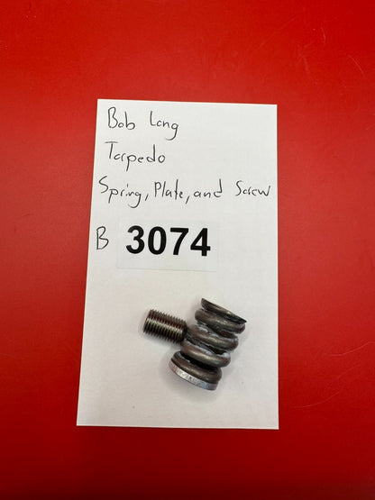 Bob Long Torpedo Spring, Plate and Screw Silver