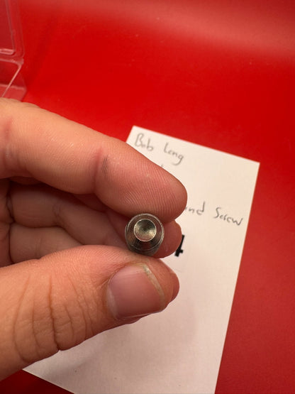 Bob Long Torpedo Spring, Plate and Screw Silver