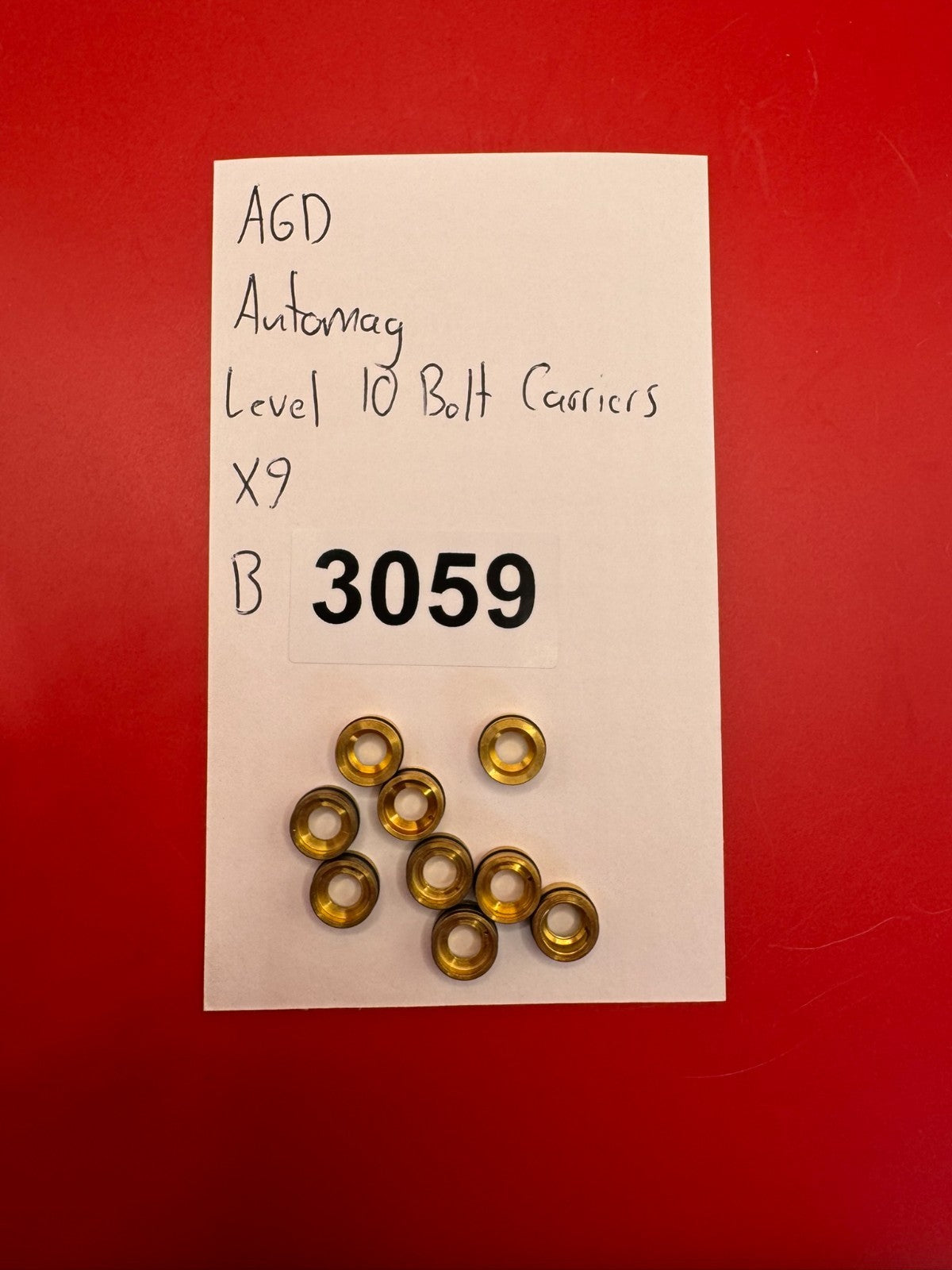 AGD Automag Level 10 Bolt Carriers x 9