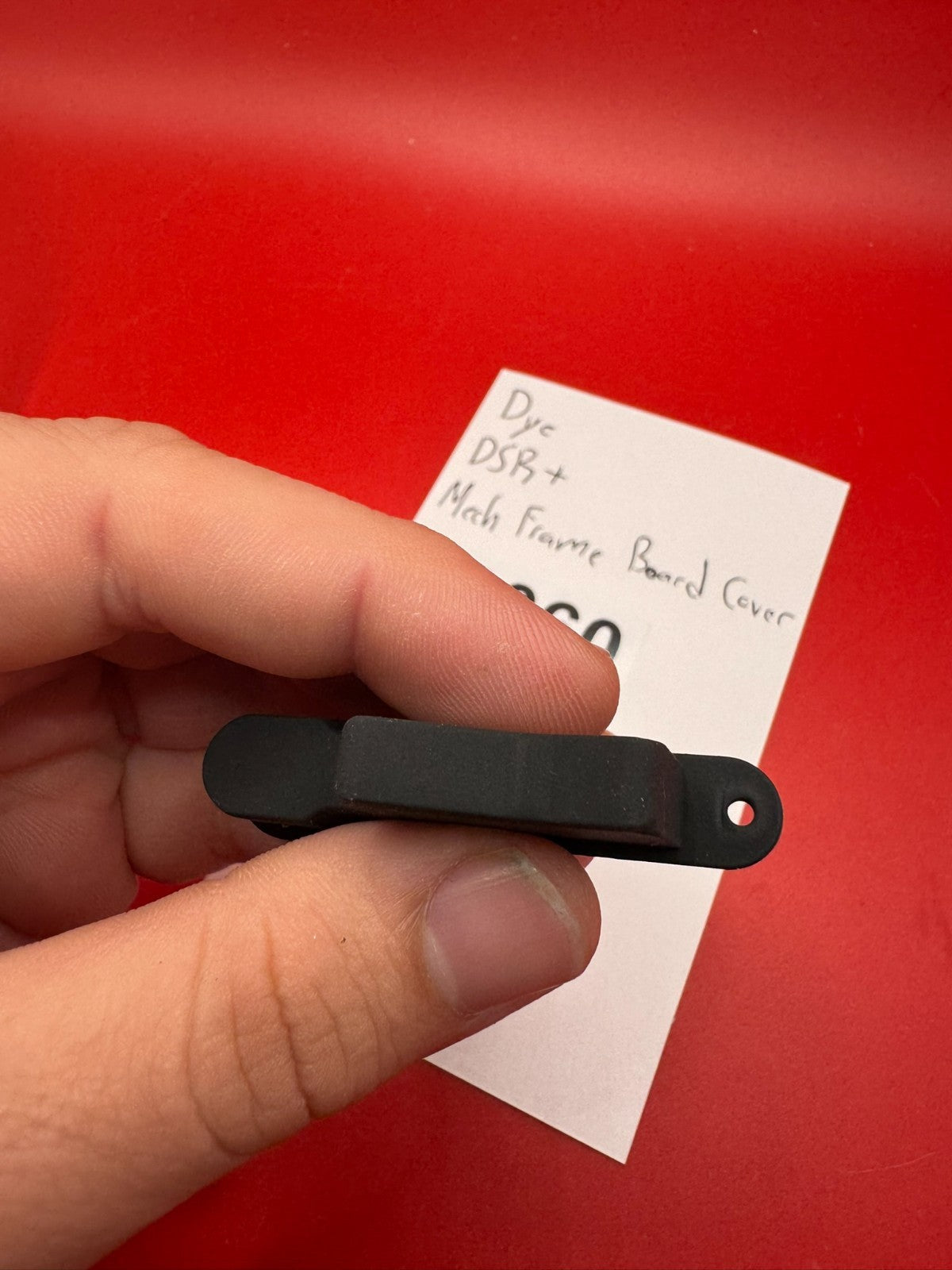 Dye DSR + Mech Frame Board Cover Black