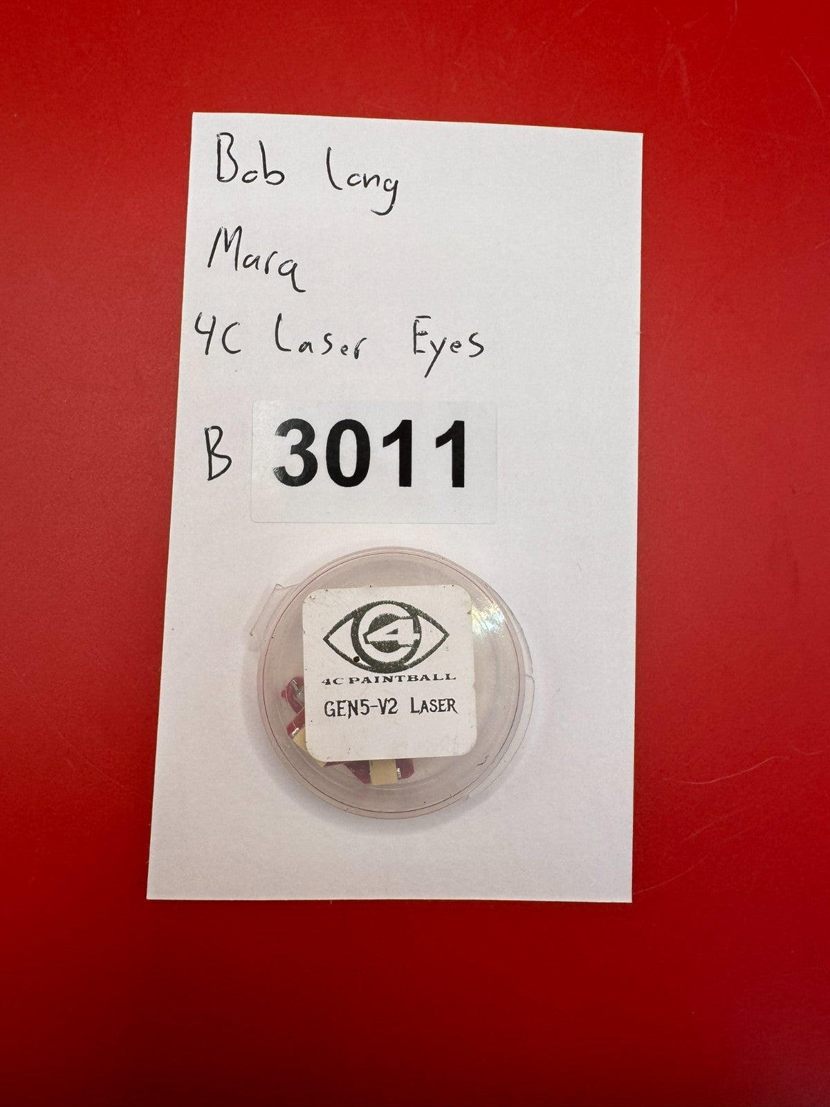 Bob Long Mara 4C Laser Eyes