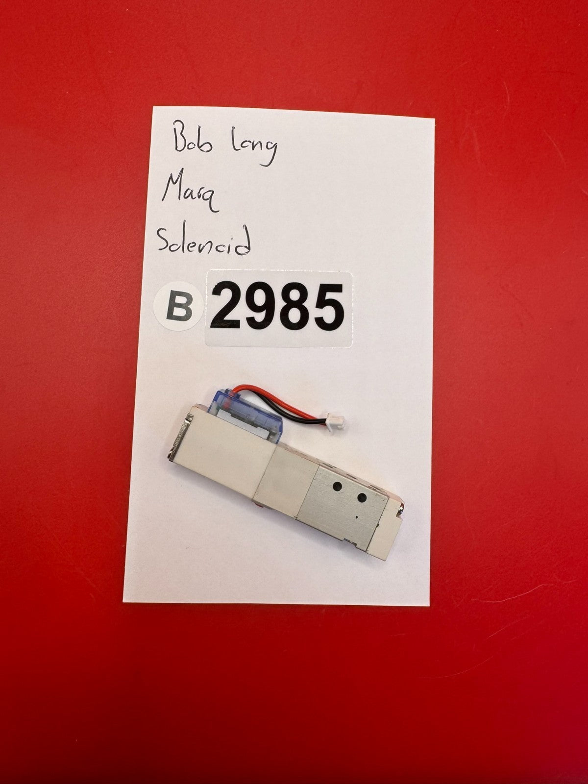 Bob Long Mark Solenoid