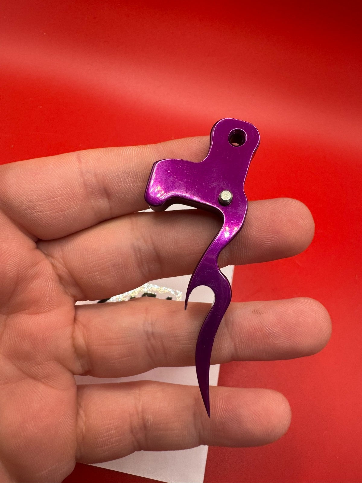 WGP Autococker Swing Trigger Frame Flame Trigger Purple