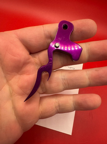 WGP Autococker Swing Trigger Frame Flame Trigger Purple