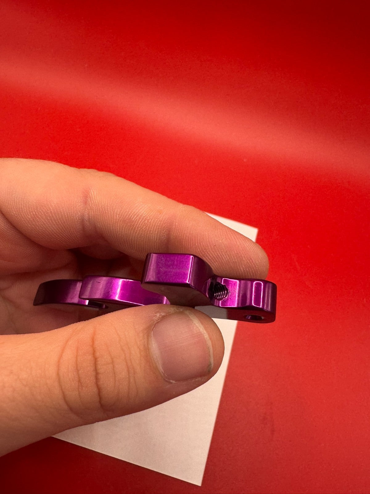 WGP Autococker Swing Trigger Frame Flame Trigger Purple