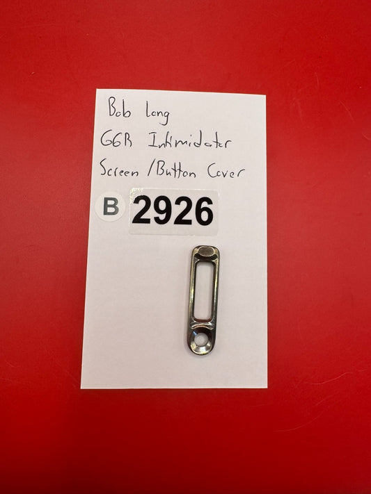 Bob Long G6R Intimidator Screen/Button Cover Silver